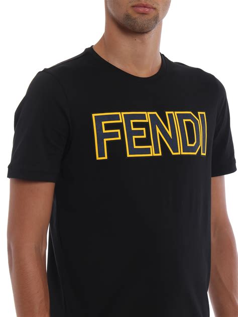 fendi black t shirt|fendi superboy t shirt.